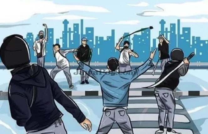 
					Foto : Ilustrasi tawuran (INP)