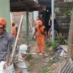 Rumah ambruk di Kranat Jati (sentananews.com)