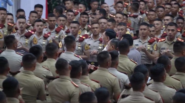 2.000 Capaja TNI-Polri Terima Pembekalan dari Menhan