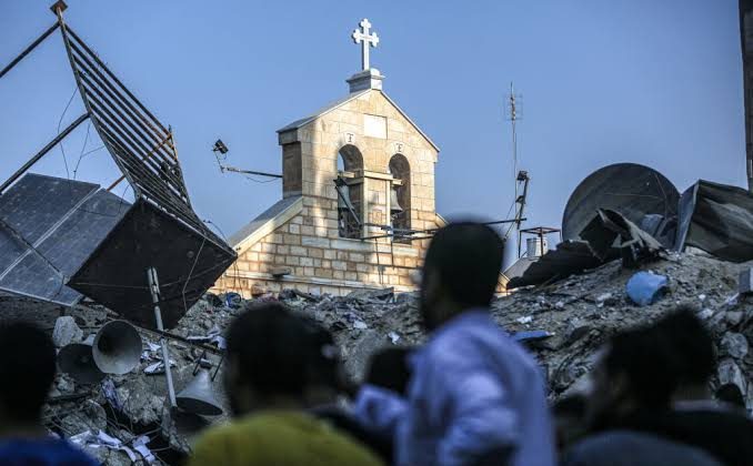 Gereja di Jalur Gaza Hancur, Paus Leo XIV Serukan Gencatan Senjata
