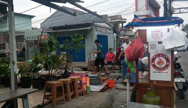 FOTO : Warga terdampak normalisasi kali irigasi/ist